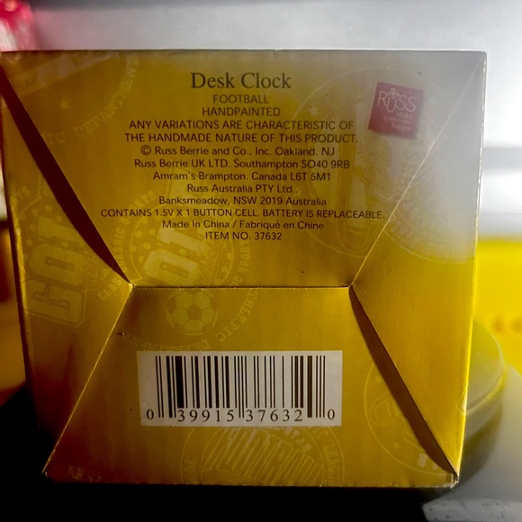 Russ Berries and Co. Football Handpainted Desk Set - Picture 9 of 12